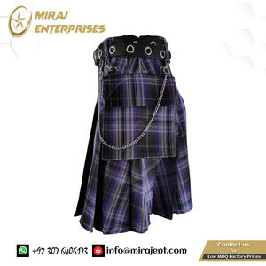 Cool Girl Kawaii estilo Punk Vintage Sexy Faldas escocesas góticas personalizado nuevo cinturón Falda plisada de cintura alta Mini faldas - Product Image 3