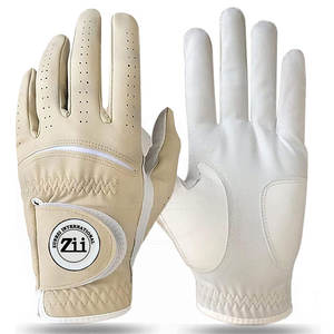 Gants de golf en cuir véritable à fermeture par enfouissement pour mains gauche et droite, design unique - Product Image 1