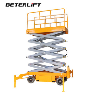 Мобильная ножничная подъемная платформа BETERLIFT 500 кг для высотных работ, с аккумуляторным питанием, одобренная CE - Product Image 6