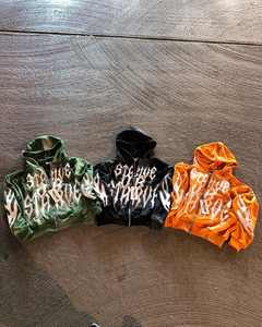 100% coton hommes sweat à capuche régulier pour hommes personnalisé surdimensionné sérigraphie personnalisé lavage à l'acide numérique écran doublé français éponge conception - Product Image 2