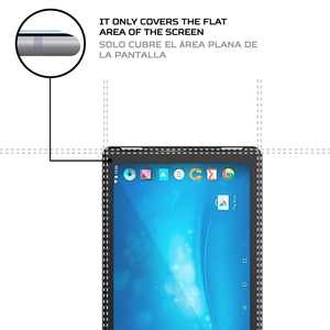 Protector de pantalla ANTISHOCK para tableta Trekstor SurfTab Theatre 133, mayor legibilidad y durabilidad - Product Image 4