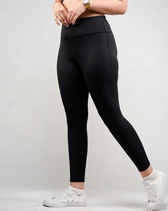 Summer Wear Women's <b>High</b> Waist Thick Breathable Yoga Legging with Custom Logo <b>Knee</b>-Length Design Your Own Log Brand Over Size - Product Image 5