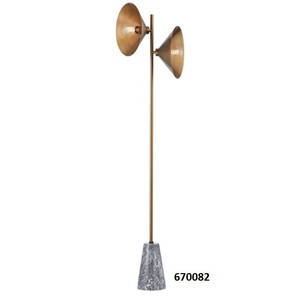 Lampadaire LED en laiton moderne de luxe personnalisé en gros avec finition argentée pour la décoration de bureau - Product Image 5