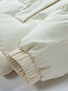 OEM Puffer Jacket for Men <b>Sherpa</b> Lining male Jackets Wholesale OEM Cropped Breathable Puffer Jackets Made By Isha Industry - Product Image 4