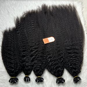 ผมหยักศกสีดำธรรมชาติสีดำหยิกเป็นลอนสำหรับผู้หญิงความงาม - Product Image 4