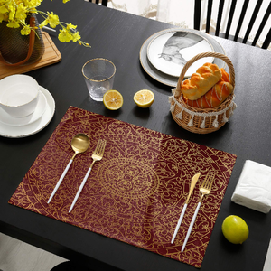 Fashion Cheap Dining Coffee Classic 100% Organic Cotton GOTS Certificate Wedding Party Restaurant Decoration Durable Table <b>Mats</b> - Product Image 2