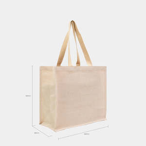 <b>Medium</b> Large Stiffened Juco <b>Bag</b> Webbed Handles Eco-Friendly Fabric Custom Screen Printing Modern Style for Daily Use Advertising - Product Image 2