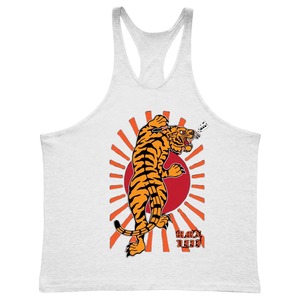 Camiseta interior sin mangas de verano para hombre de algodón 100% al por mayor camiseta sin mangas de playa con logotipo personalizado con impresión de sublimación de tinte 3D - Product Image 2