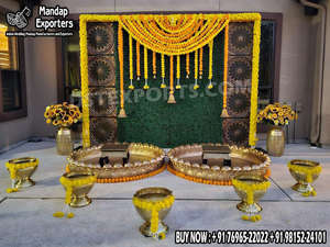 งานแต่งงานกลางแจ้ง Vatna อุปกรณ์ประกอบพิธีกรรมและของตกแต่งงานแต่งงานกลางแจ้งพิธี Vatna เวทีงานแต่งงานสร้างสรรค์เวที - Product Image 2