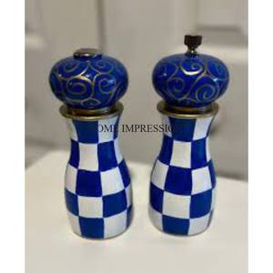 Ensemble exclusif de 2 moulins à sel et à poivre modernes en bois d'acacia de qualité prix de gros du fabricant indien - Product Image 2