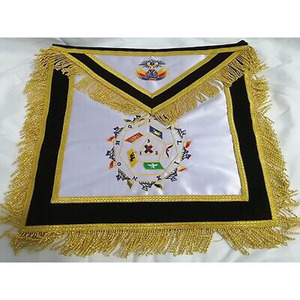 Masonic Regalia Free Mason OES Worthy Patron <b>Apron</b> And Eastern Star OES - Product Image 5