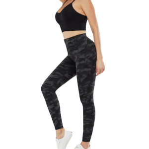 High-Waisted Full Length Women's Yoga Pants Spandex/Polyester Quick-Dry Moisture Wicking <b>Butt</b> <b>Lift</b> Stretchy Sport <b>Leggings</b> - Product Image 2