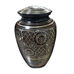 Urne en métal faite à la main tendance fraîche urne de crémation élégante souvenir mémorial cendres humaines fournitures funéraires forme de taille personnalisée - Product Image 6