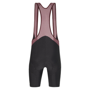 Cuissard de cyclisme pour homme noir avec dos en mesh bordeaux respirant, style ajusté, taille adulte - Product Image 2