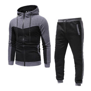 Survêtement en molleton imprimé pour homme, hiver 2024, survêtement personnalisé, 100% coton, coupe-vent, vêtements d'entraînement, sweat-shirt à capuche zippé - Product Image 2