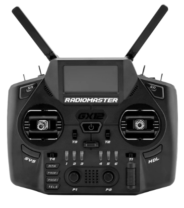 New Product RadioMaster GX12 High Frequency Remote Controller for FPV Drone ELRS Receiver Dual Frequency Hall Sensor