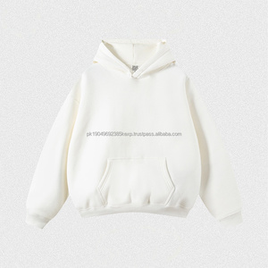 Sweat-shirts personnalisés 480G pour hommes, sweat-shirt uni vierge unisexe en coton lourd, impression en relief, broderie, logo de marque, sweat-shirts pour hommes - Product Image 6