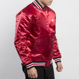 แจ็คเก็ตซาตินผู้ชายสไตล์ลำลองแบบใหม่ปี 2025 ระบายอากาศได้ดี เหมาะสำหรับฤดูหนาว คุณภาพสูง ขายดีจากปากีสถาน มีบริการ OEM - Product Image 4