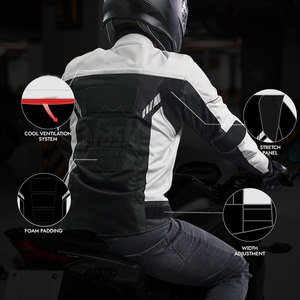 Vestes de moto unisexes en Cardura, veste de moto sportive, veste de moto imperméable, qualité supérieure - Product Image 3