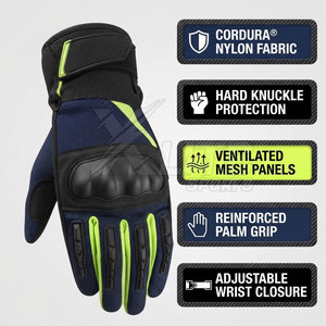 Lightweight Winter Cordura Motorbike <b>Gloves</b> Flexible Finger Panels Breathable Fabric <b>Touchscreen</b> Compatible for Unisex Outdoor - Product Image 5