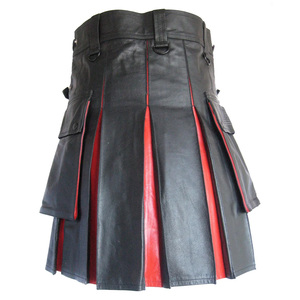 Nouveau style de kilts en cuir pour vêtements de mariage à la mode OEM ODM kilt en cuir léger pour hommes - Product Image 2