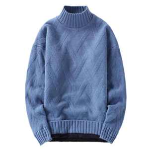 <b>Men</b> <b>Turtleneck</b> <b>Sweater</b> Wool Blend Knitted Pullover Soft Warm Stylish Lightweight Durable Office Casual <b>Men's</b> <b>Sweaters</b> - Product Image 6