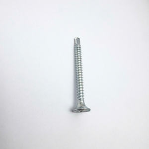 M4 #7 Metric Flat Head Self-Drilling Screw DIN 7504 ISO 15482 Carbon <b>Steel</b> Zinc Plated THV Vietnam - Product Image 4