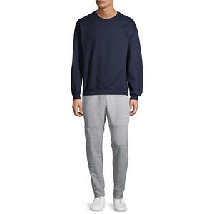 Sweat-shirt à capuche décontracté pour homme, couleur unie, faible MOQ, en molleton polyester/coton, respirant, écologique, mode hiver - Product Image 5