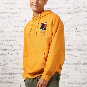 Sudadera cómoda con capucha de acabado suave y capucha ajustable para uso diario, sudaderas con capucha para hombre - Product Image 3