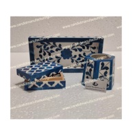 Mini ensemble de support de brûleur d'encens Bakhour Madkhan Mubkhra matériel de graine de bois usage religieux Ramadan Eid cadeaux cadeaux boîtes emballées