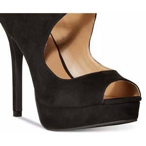 Thalia Sodi Scarpe con tacco Chelsie da donna, nere, con tacco quadrato, tacco sottile, fodera in pelle di alta qualità, con rialzo, taglia 10.5 M - Product Image 3