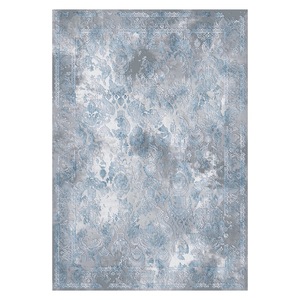 RUGS DEPOT LXDP-0302 Wholesale Multicolor Neutral Marble Effect Digital Printed Machine Washable Chenille Area Rug Non <b>Slip</b> - Product Image 1