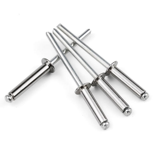 Rivets aveugles à extrémité ouverte en acier inoxydable à tête ronde, prêts à être expédiés, vente en gros - Product Image 1