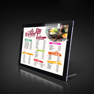 Cadre photo lumineux LED MACCAN, boîte à lumière en acrylique, publicité LED, <span class=keywords><strong>menu</strong></span> de restaurant, grande taille, montage mural, rectangle, coins arrondis - Product Image 6