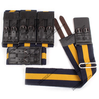 Cinturón Uniforme Personalizado de Alta Calidad con Hebilla de Acero, Correa Ajustable de Nylon y Tela, Tamaños Personalizados