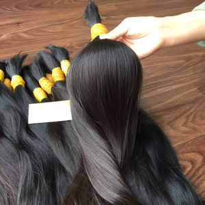 100% Virgin <b>Remy</b> <b>Human</b> <b>Hair</b> <b>Extensions</b> Unprocessed Blonde Straight Bulk <b>Hair</b> Natural <b>Hair</b> <b>Extensions</b> - Product Image 1