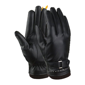 Nouveau produit Fournisseur d'usine Gants d'hiver pour femmes Gants de conduite en cuir pour hommes Gants en cuir non doublés - Product Image 3
