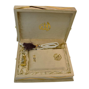 Fourniture directe OEM depuis le Pakistan Livre multilingue du Coran sacré avec Tasbeeh Dernier design Boîte du Coran sacré personnalisée à couverture rigide - Product Image 2