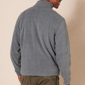 Custom Men's <b>Winter</b> Fleece Jacket 2025 Breathable Quick Dry Cotton Fleece - Product Image 2