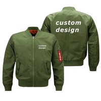 Blouson Bomber Homme Automne Hiver Fin Écologique Anti-UV Personnalisable avec Design Frontal Réversible en Tissu Toile Respirant et Imperméable