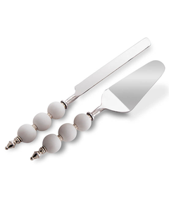 Nuevo diseño de lujo con mango de latón, juego de servidor de pastel de acero inoxidable, ceremonia de boda única, juego de servidor para fiestas en casa, diseño superior - Product Image 5