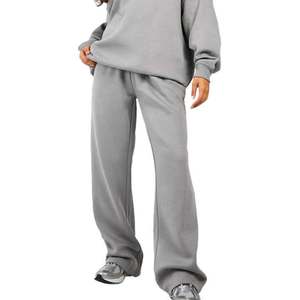 Ensemble sweat à capuche et joggers surdimensionnés hauts actifs respirants pour les sports d'été survêtement d'hiver à la mode - Product Image 5