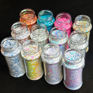 Glitter Chunky Holográfico Eco-Friendly KingCh de 2oz para Unhas, Mistura em Lote, Deslumbrante para Copos de Globo de Neve - Product Image 6