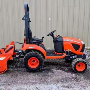 Big Kubota HGEWY <b>Mini</b> Garden Tractor Self-Propelled Gasoline <b>Lawn</b> <b>Mower</b> Grass Box Industrial - Product Image 2
