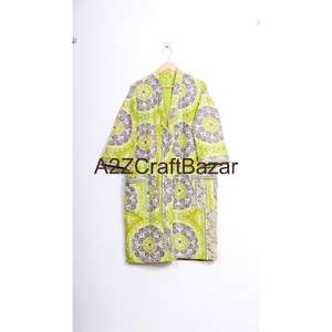 Shorts de Mujer Tejidos a Mano con Cuello en V, Cordón Ajustable, Manga Tres Cuartos, Suaves, Transpirables, 100% Algodón, para Otoño e Invierno - Product Image 2