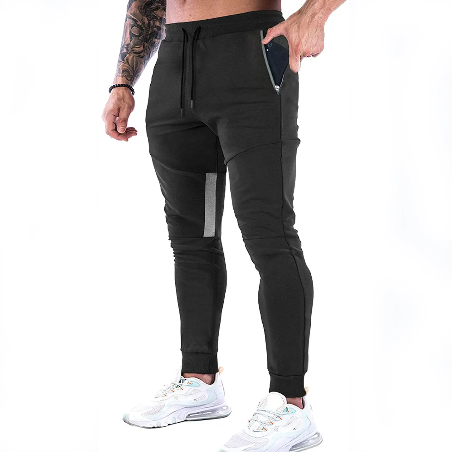 Custom Wholesale Workout Fitness jogger pants Tapered Slim Fit Gym high quality Cotton Jogger Track Pants Men for sale