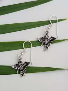 Pendientes de tuerca de Cupido de alta calidad más vendidos, brillo brillante directo del proveedor indio, joyería de moda - Product Image 2