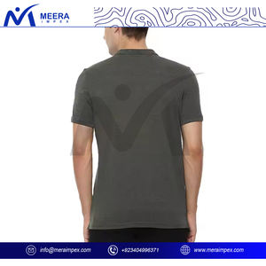 เสื้อโปโลแขนสั้นสำหรับผู้ชายและ100% เสื้อคอตตอนแห้งเร็วระบายอากาศได้ดีปรับแต่งได้สไตล์ลำลองไซส์ใหญ่พิเศษ - Product Image 4