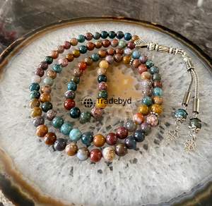 Elegante Tasbih de Resina, Cuentas de Oración Lisas, Regalo Moderno para la Devoción Espiritual Islámica por Tradebyd - Product Image 1