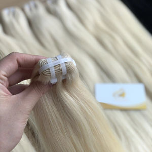 Las mejores extensiones de cabello humano virgen peruano Remy sin procesar de un solo donante para salones, blanqueador permanente fácil de teñir - Product Image 1